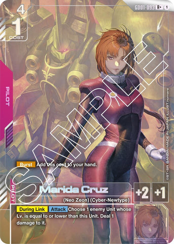 Image for Marida Cruz (R+) (GD01-093) [Newtype Rising] - Gundam Card Game