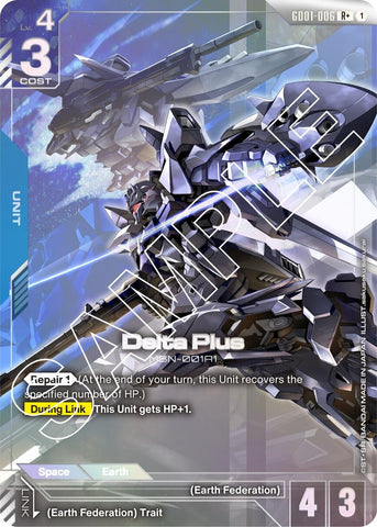 Image for Delta Plus (R+) (GD01-006) [Newtype Rising] - Gundam Card Game