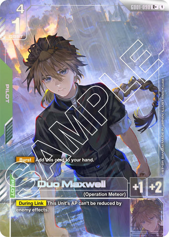 Image for Duo Maxwell (R+) (GD01-090) [Newtype Rising] - Gundam Card Game