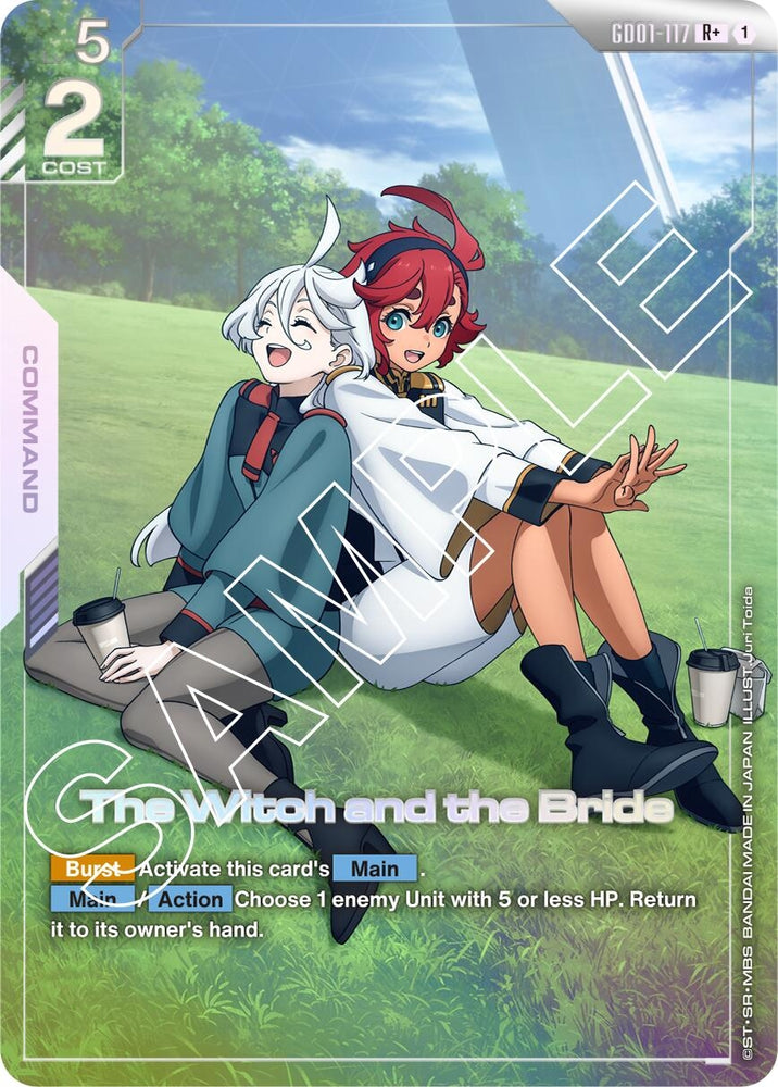 Image for The Witch and the Bride (R+) (GD01-117) [Newtype Rising] - Gundam Card Game
