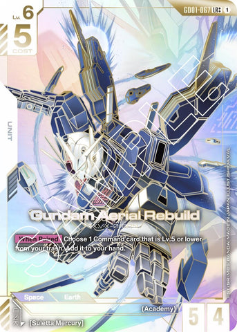 Image for Gundam Aerial Rebuild (LR++) (GD01-067) [Newtype Rising] - Gundam Card Game