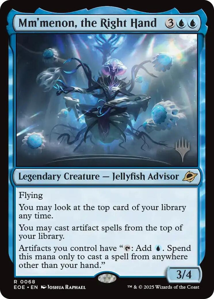 Image for Mm'menon, the Right Hand (68) [Promo Pack: Edge of Eternities] (PPEOE) - Magic: The Gathering