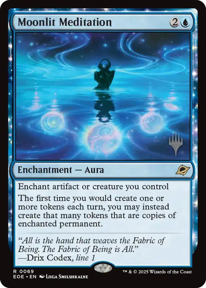 Image for Moonlit Meditation (69) [Promo Pack: Edge of Eternities] (PPEOE) - Magic: The Gathering