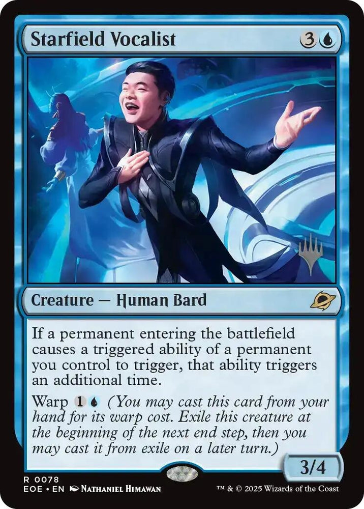 Image for Starfield Vocalist (78) [Promo Pack: Edge of Eternities] (PPEOE) - Magic: The Gathering