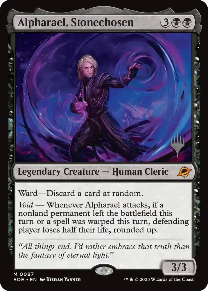 Image for Alpharael, Stonechosen (87) [Promo Pack: Edge of Eternities] - Magic: The Gathering