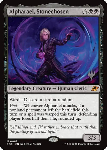 Image for Alpharael, Stonechosen (87) [Promo Pack: Edge of Eternities] - Magic: The Gathering