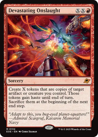 Image for Devastating Onslaught (132) [Promo Pack: Edge of Eternities] - Magic: The Gathering