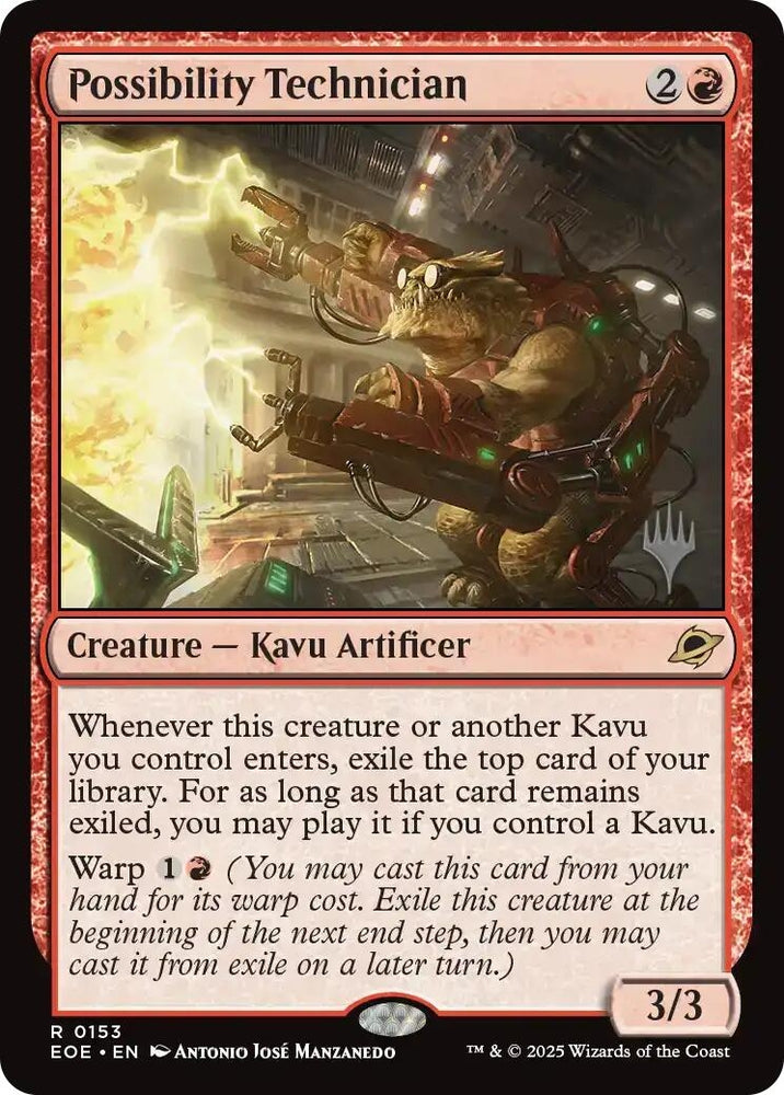 Image for Possibility Technician (153) [Promo Pack: Edge of Eternities] (PPEOE) - Magic: The Gathering