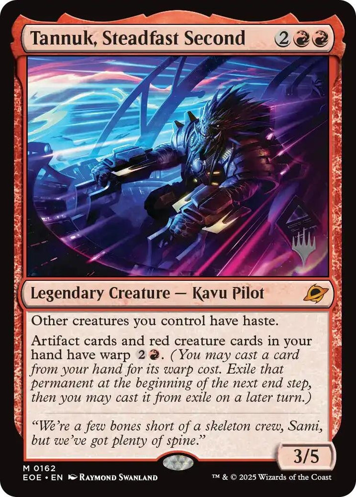Image for Tannuk, Steadfast Second (162) [Promo Pack: Edge of Eternities] (PPEOE) - Magic: The Gathering
