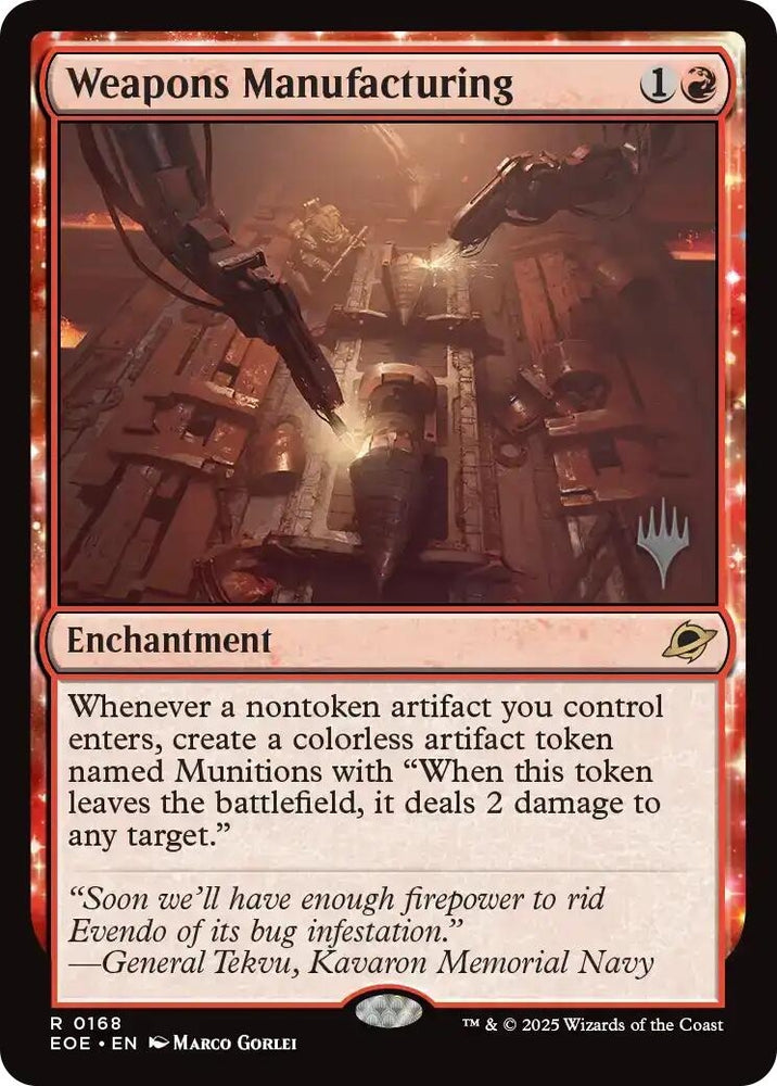 Image for Weapons Manufacturing (168) [Promo Pack: Edge of Eternities] (PPEOE) - Magic: The Gathering