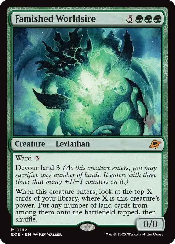 Image for Famished Worldsire (182) [Promo Pack: Edge of Eternities] - Magic: The Gathering