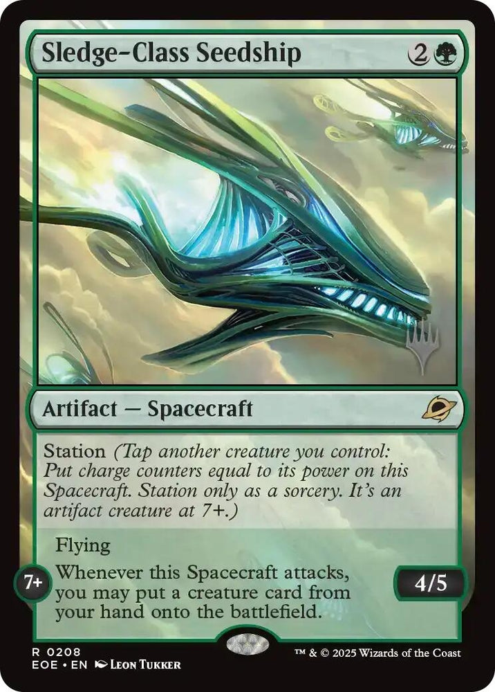 Image for Sledge-Class Seedship (208) [Promo Pack: Edge of Eternities] (PPEOE) - Magic: The Gathering