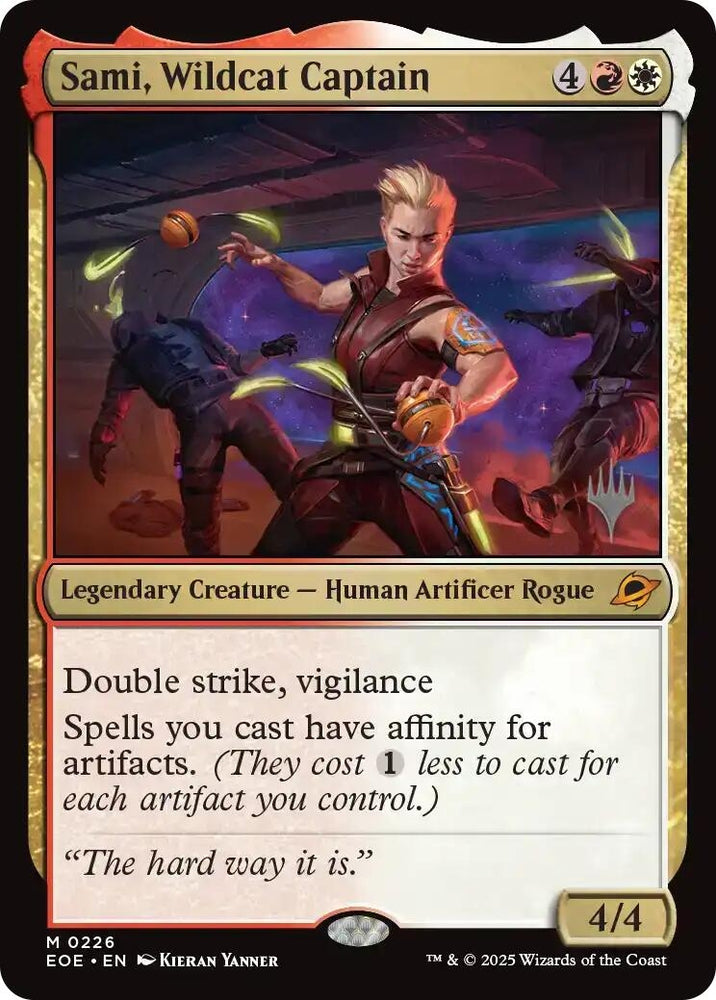 Image for Sami, Wildcat Captain (226) [Promo Pack: Edge of Eternities] (PPEOE) - Magic: The Gathering