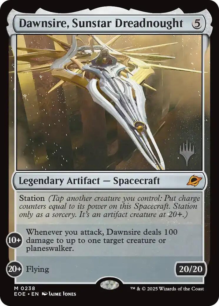 Image for Dawnsire, Sunstar Dreadnought (238) [Promo Pack: Edge of Eternities] - Magic: The Gathering