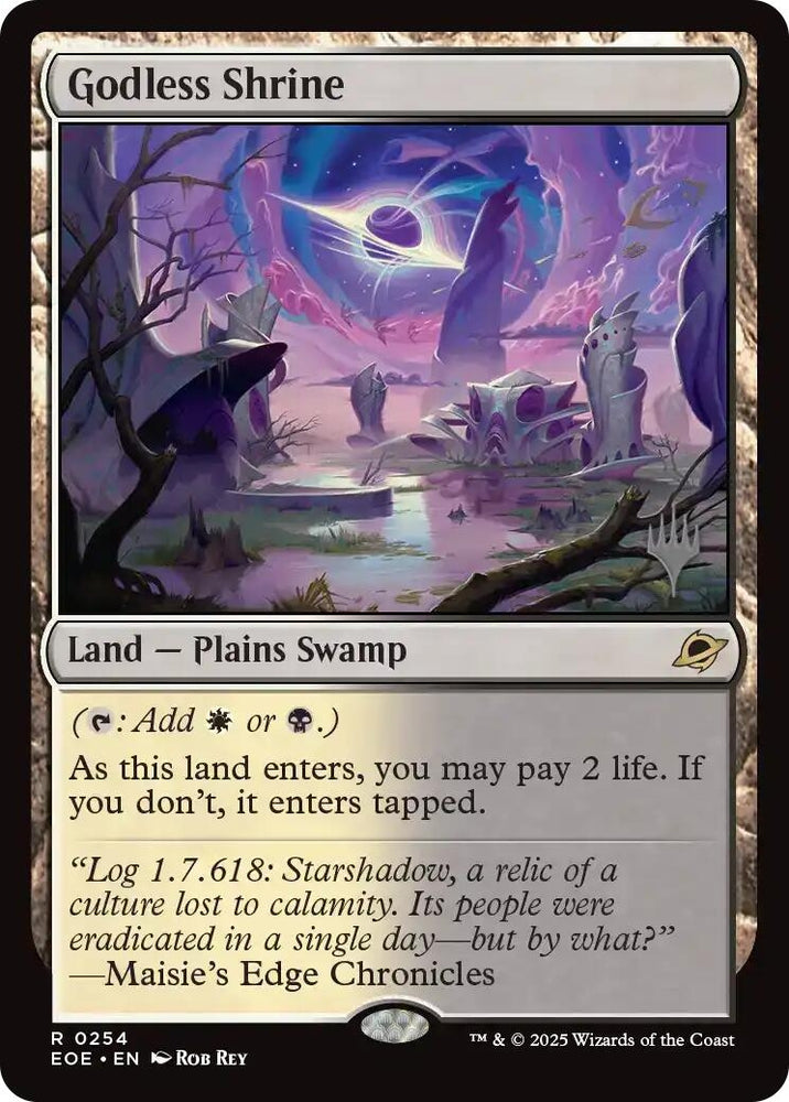 Image for Godless Shrine (254) [Promo Pack: Edge of Eternities] - Magic: The Gathering