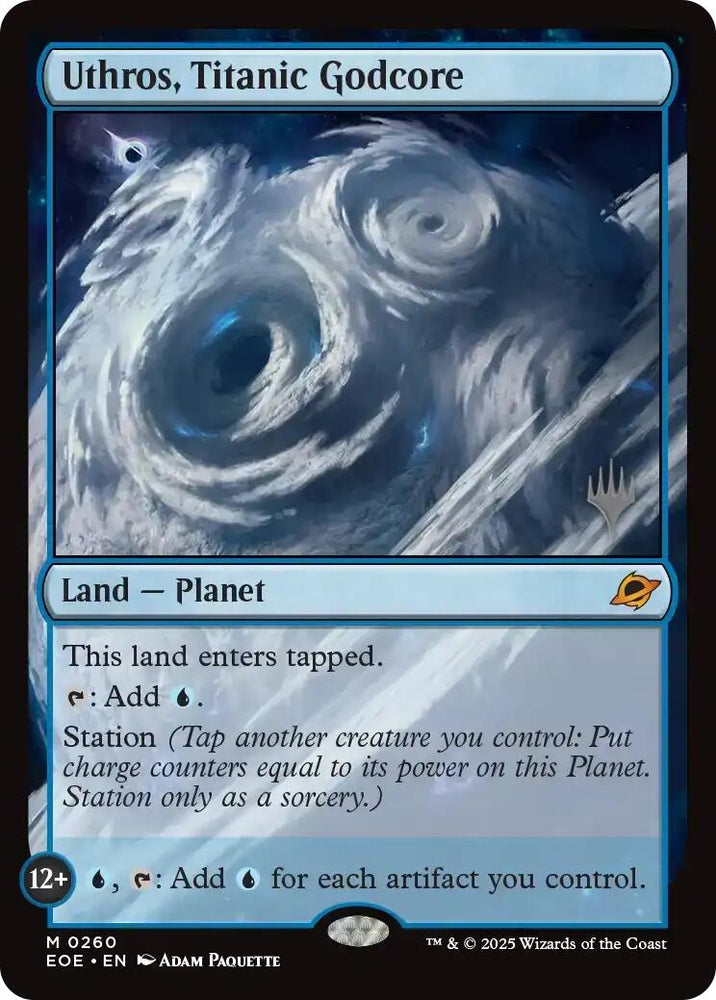 Image for Uthros, Titanic Godcore (260) [Promo Pack: Edge of Eternities] (PPEOE) - Magic: The Gathering
