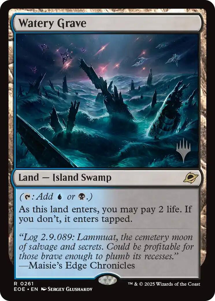 Image for Watery Grave (261) [Promo Pack: Edge of Eternities] (PPEOE) - Magic: The Gathering