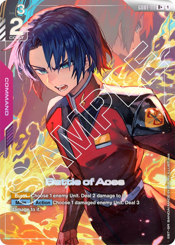 Image for Battle of Aces (R+) (GD01-111) [Newtype Rising] - Gundam Card Game