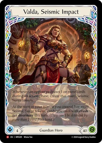Valda, Seismic Impact (MPG001) [Mastery Pack Guardian]