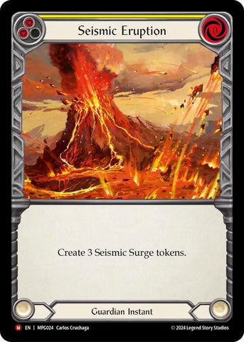 Seismic Eruption (MPG024) [Mastery Pack Guardian]