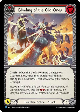 Blinding of the Old Ones (MPG026) [Mastery Pack Guardian]