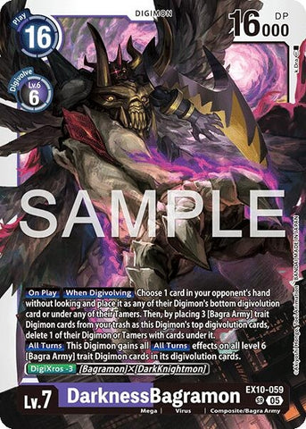 Image for DarknessBagramon (EX10-059 SR) (Sinister Order) - Digimon Card Game