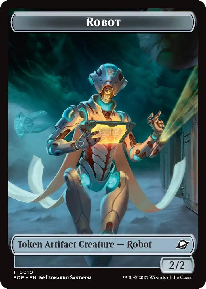 Image for Robot // Lander (0006) Double-Sided Token (10 // 6) [Edge of Eternities] - Magic: The Gathering