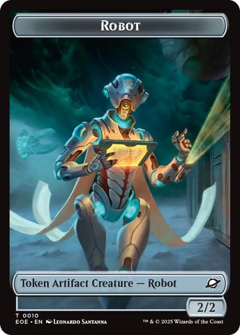 Image for Robot // Lander (0004) Double-Sided Token (10 // 4) [Edge of Eternities] - Magic: The Gathering