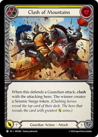 Clash of Mountains (Yellow) (MPG062) [Mastery Pack Guardian]