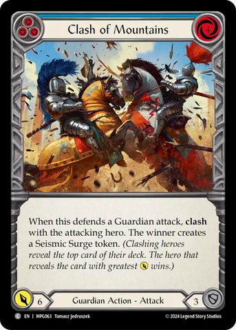 Clash of Mountains (Blue) (MPG063) [Mastery Pack Guardian]