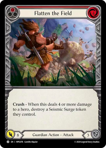 Flatten the Field (Red) (MPG076) [Mastery Pack Guardian]
