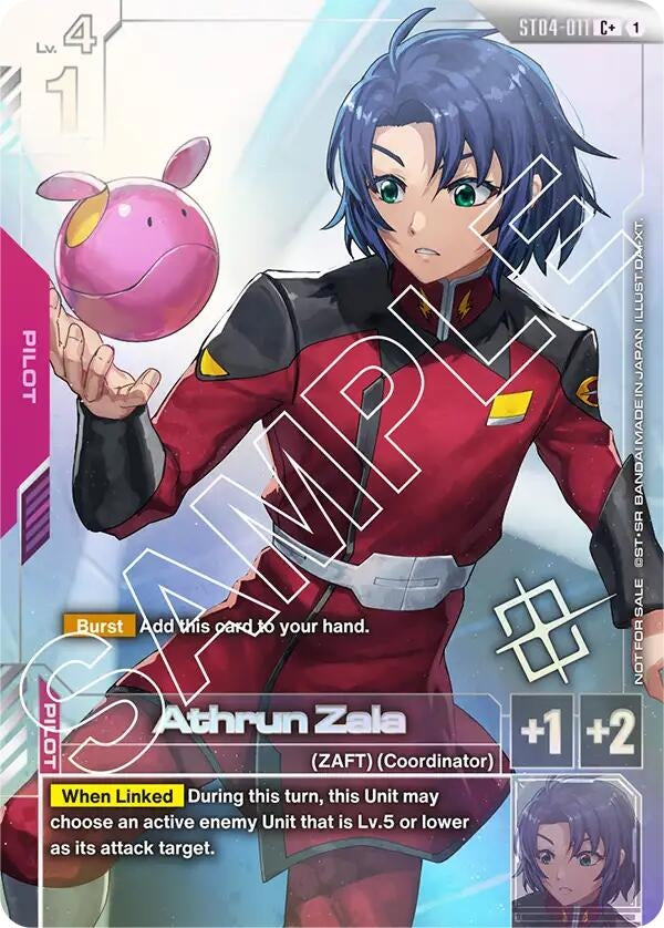 Image for Athrun Zala (Store Tournament Winner Pack 01) (ST04-011) [Gundam Promotional Cards] - Gundam Card Game