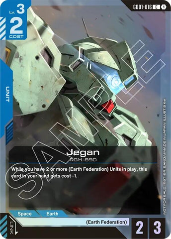 Image for Jegan (Store Tournament Participant Pack 01) (GD01-016) [Gundam Promotional Cards] - Gundam Card Game