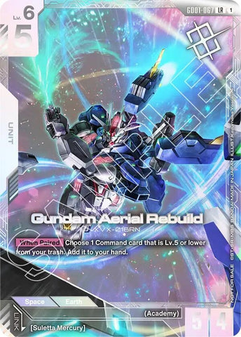 Image for Gundam Aerial Rebuild (Newtype Challenge 2025 Mission1) (GD01-067) [Gundam Promotional Cards] - Gundam Card Game