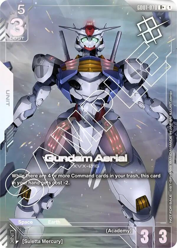 Image for Gundam Aerial (Store Tournament Winner Pack 01) (GD01-070) [Gundam Promotional Cards] - Gundam Card Game