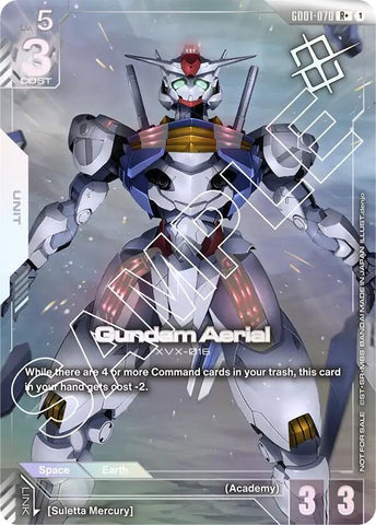 Image for Gundam Aerial (Store Tournament Winner Pack 01) (GD01-070) [Gundam Promotional Cards] - Gundam Card Game