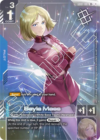 Image for Sayla Mass (Store Tournament Winner Pack 01) (GD01-087) [Gundam Promotional Cards] - Gundam Card Game