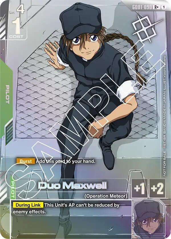 Image for Duo Maxwell (Store Tournament Winner Pack 01) (GD01-090) [Gundam Promotional Cards] - Gundam Card Game