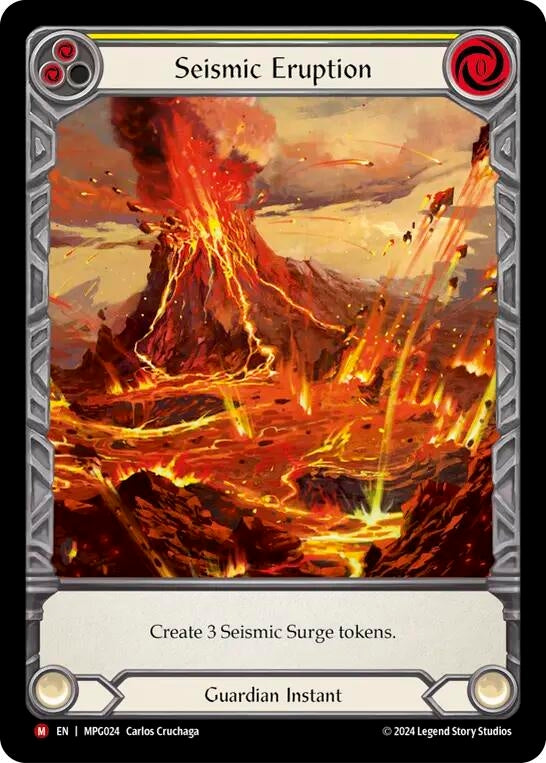 Seismic Eruption (Extended Art) (MPG024) [Mastery Pack Guardian]