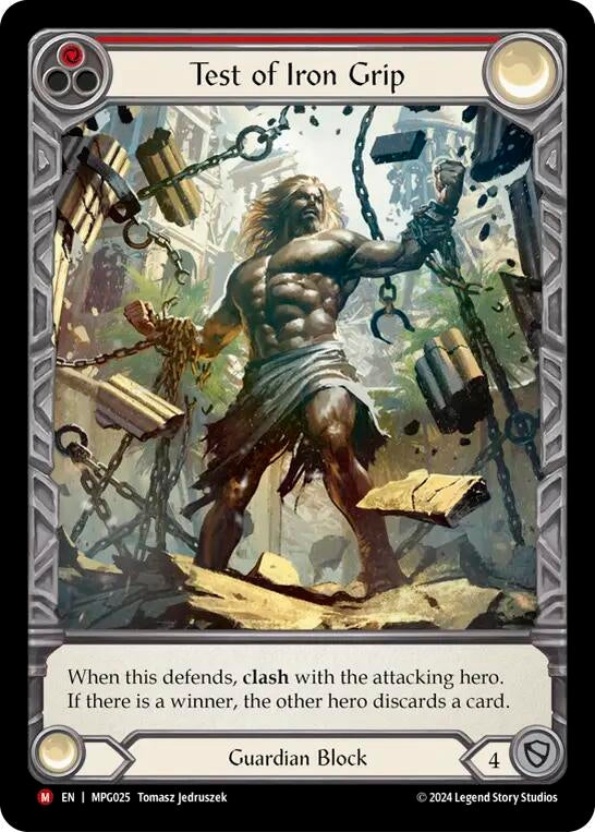 Test of Iron Grip (Extended Art) (MPG025) [Mastery Pack Guardian]