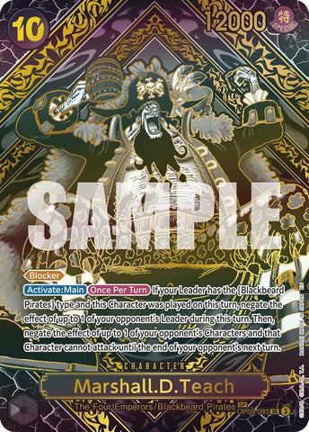 Marshall.D.Teach (SP) (Gold) (OP09-093) (Legacy of the Master)