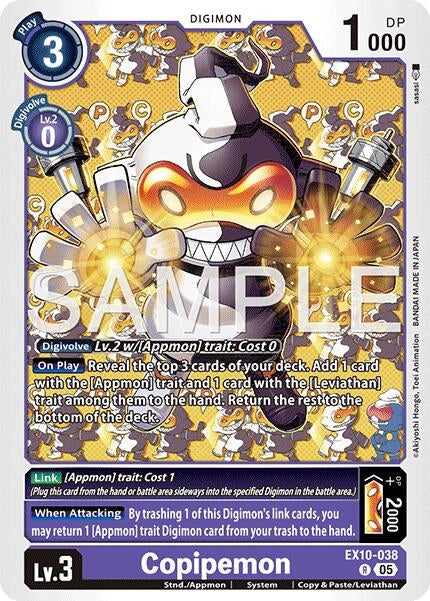 Image for Copipemon (EX10-038 R) (Sinister Order) - Digimon Card Game