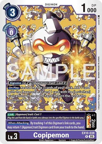Image for Copipemon (EX10-038 R) (Sinister Order) - Digimon Card Game