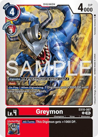 Image for Greymon (EX10-007 C) (Sinister Order) - Digimon Card Game