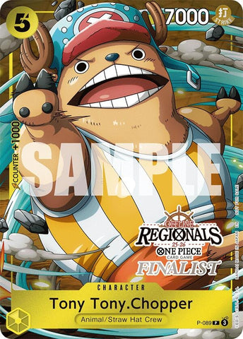 Image for Tony Tony.Chopper (Offline Regional Finalist Card Set 2025 Vol.2) (P-089) (One Piece Promotion Cards) - One Piece Card Game