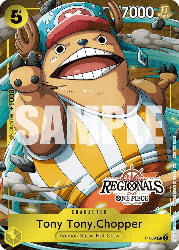 Image for Tony Tony.Chopper (Offline Regional Participation Pack 2025 Vol.2) (P-089) (One Piece Promotion Cards) - One Piece Card Game