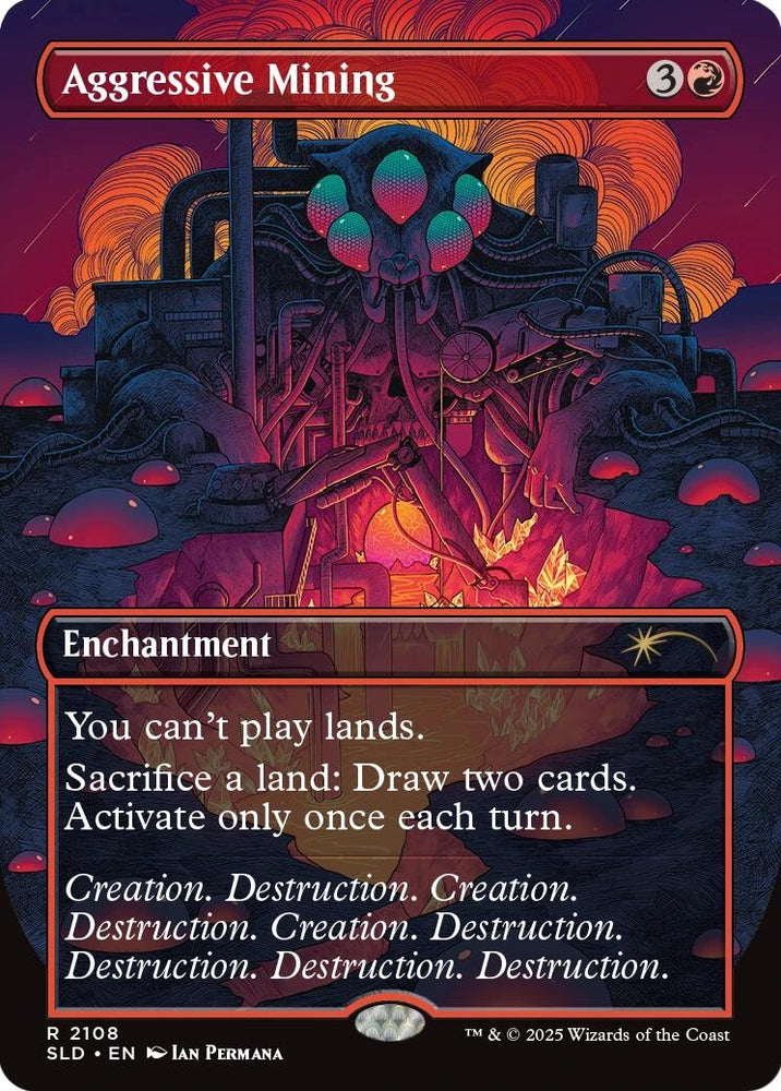 Image for Aggressive Mining (2108) [Secret Lair Drop Series] - Magic: The Gathering