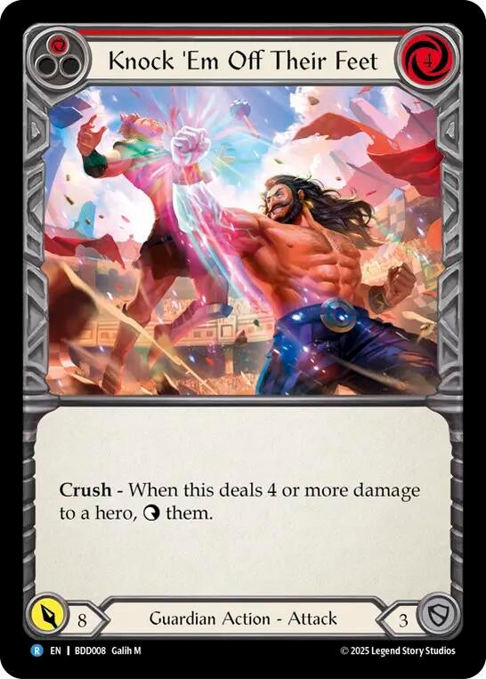 Image for Knock 'Em Off Their Feet (BDD008) (Welcome Deck Bravo) - Flesh and Blood TCG
