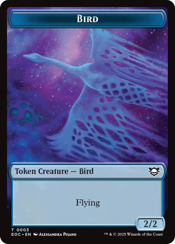 Image for Bird // Pest Double-Sided Token (3 // 9) [Commander: Edge of Eternities] - Magic: The Gathering