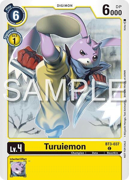 Image for Turuiemon (Time Stranger Demo Deck) (BT3-037 C) [Digimon Demo Deck Exclusive Cards] - Digimon Card Game